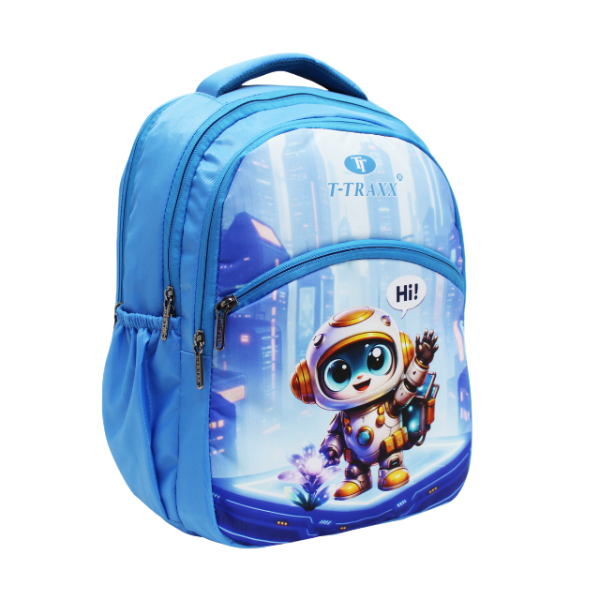 Blue T-TRAXX Astronaut School Bag for Kids